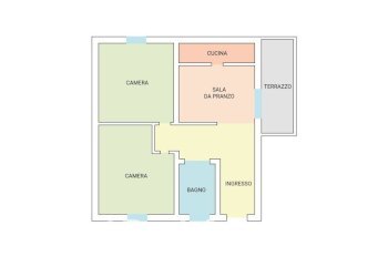 Planimetria - Trilocale Casalecchio di Reno - foto 1