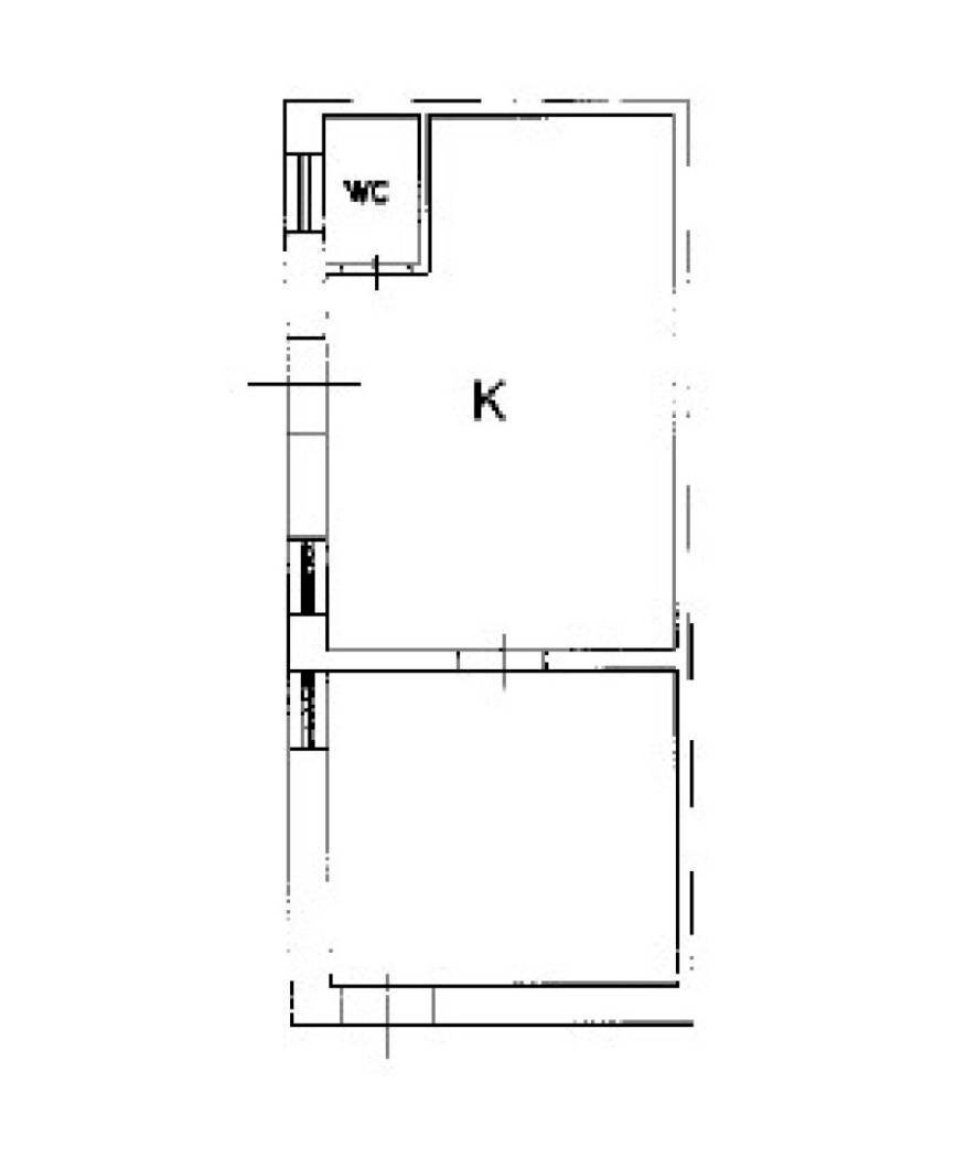 Two-room apartment corso Cavour, 182, Bari - floor plans 1