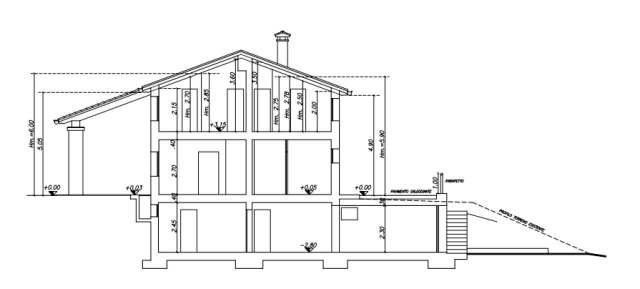 Villa Rovolon - floor plans 1