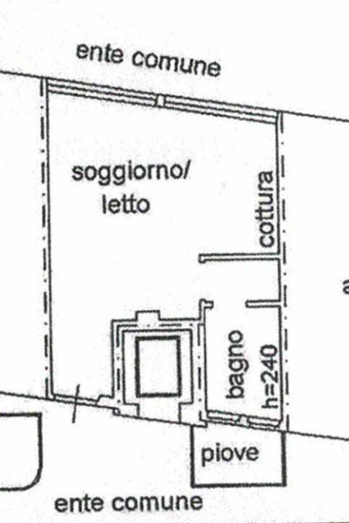One-room apartment Via Monsignor Luigi Martini, Milano (neighborhood Affori) - floor plans 1