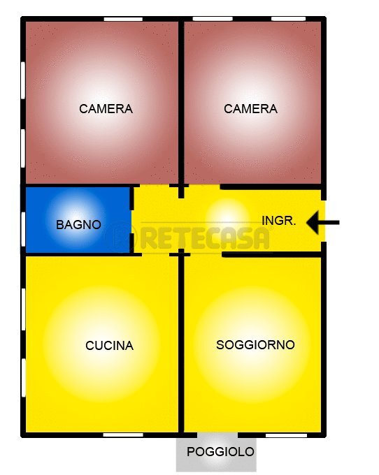 Retecasa_Valdagno - Planimetria - Appartamento Valdagno - planimetria 1