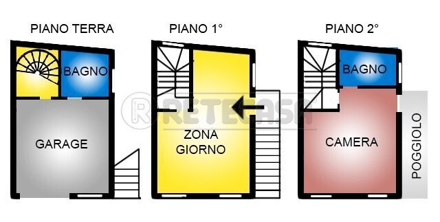 Retecasa_Valdagno - Planimetria - Semi-detached house Valdagno - floor plans 1