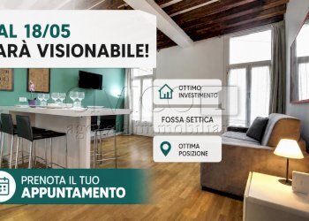 copertina ax190 - Three-room apartment Fondamenta de la Sensa, Venezia (neighborhood Cannaregio) - photo 1