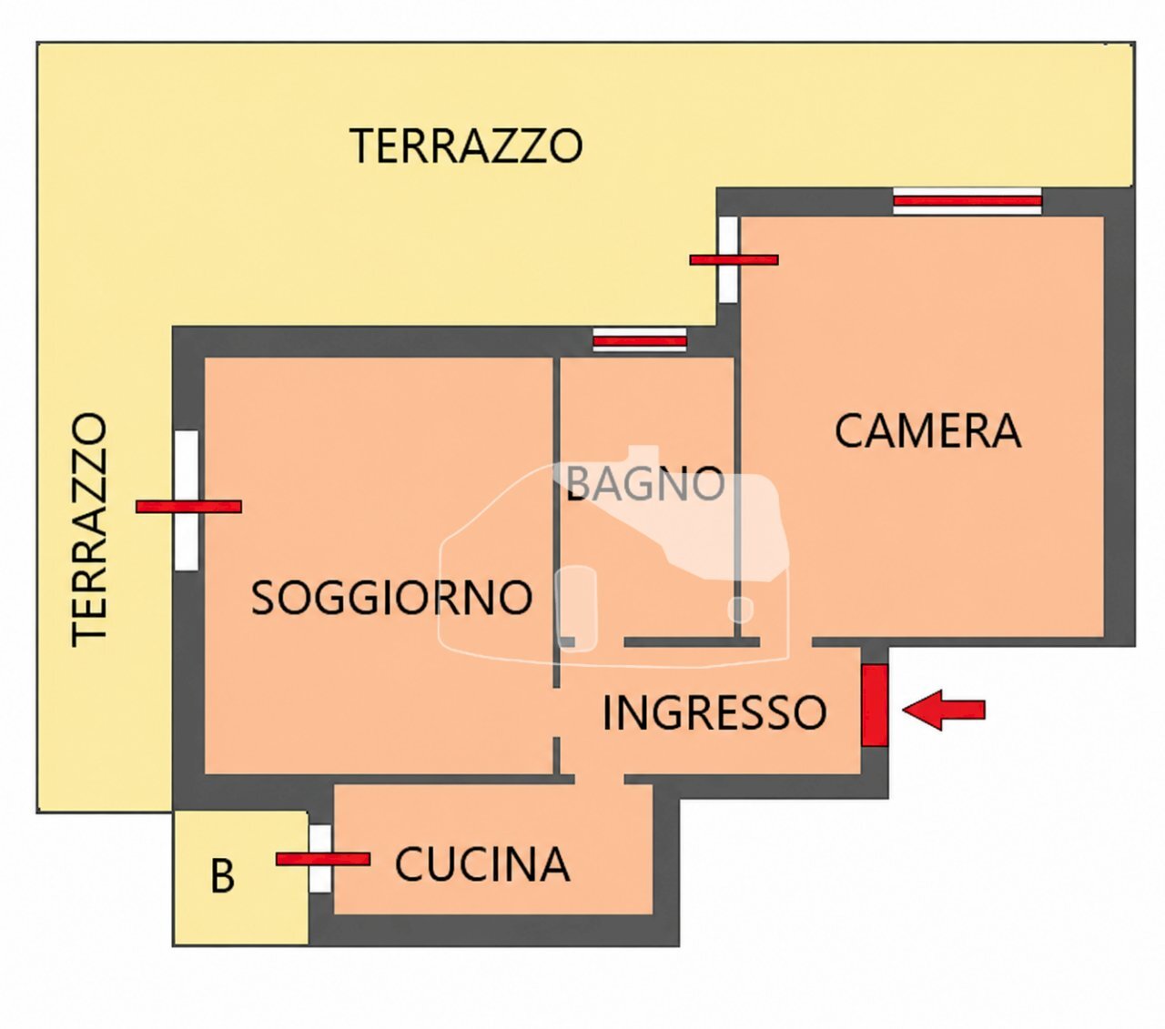 PLANIMETRIA (1).png - Bilocale Via Padre Semeria 388, Sanremo - planimetria 1