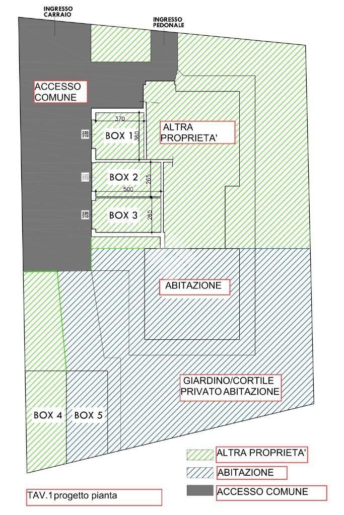 Portion of a house Via aristotele, Cornaredo - floor plans 1
