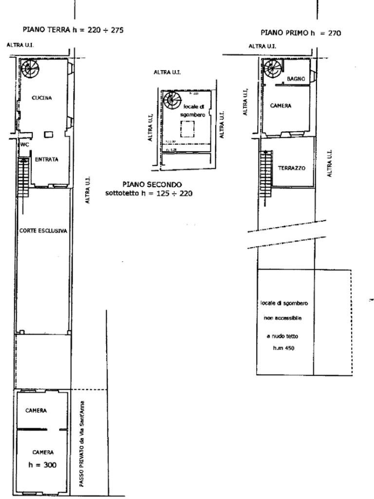 Semi-detached house Via santa anna, Chivasso - floor plans 1