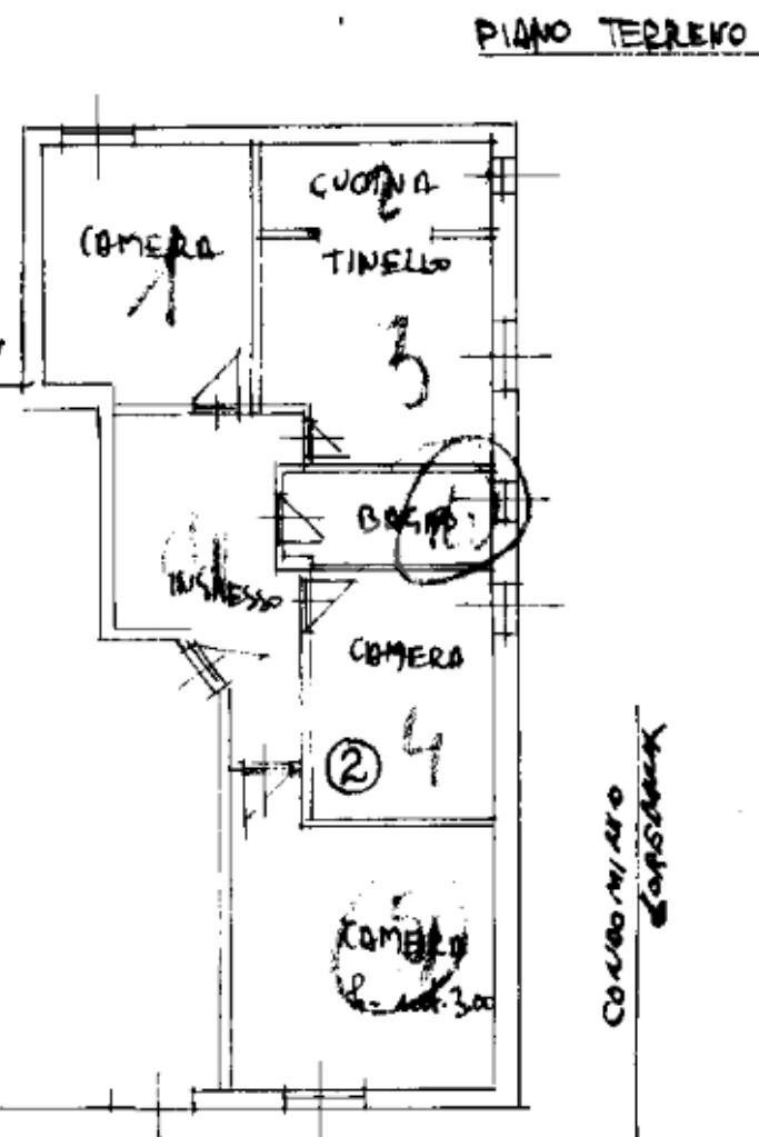 Four-room apartment Via C. Colombo, Santhià - floor plans 1