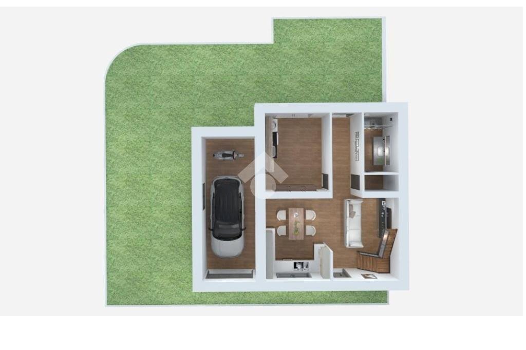 Portion of a house Via Bellini, Budrio - floor plans 1
