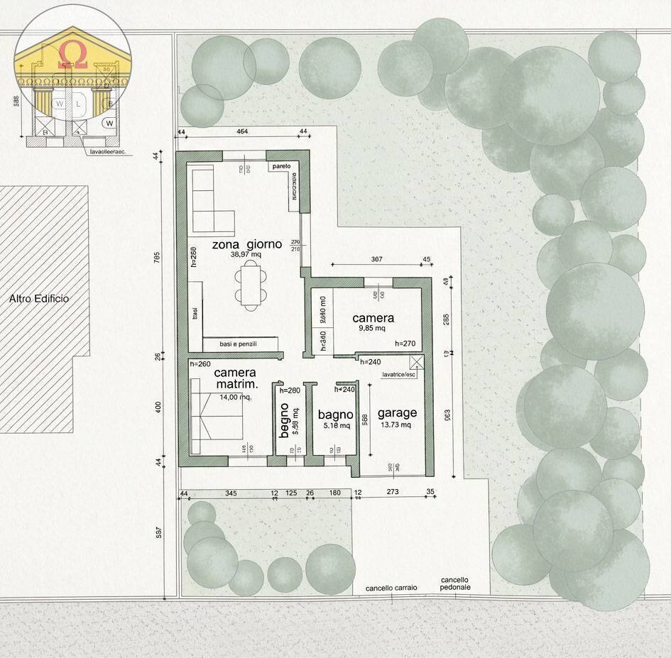Foto 1 - Villa Ponzano Veneto - floor plans 1