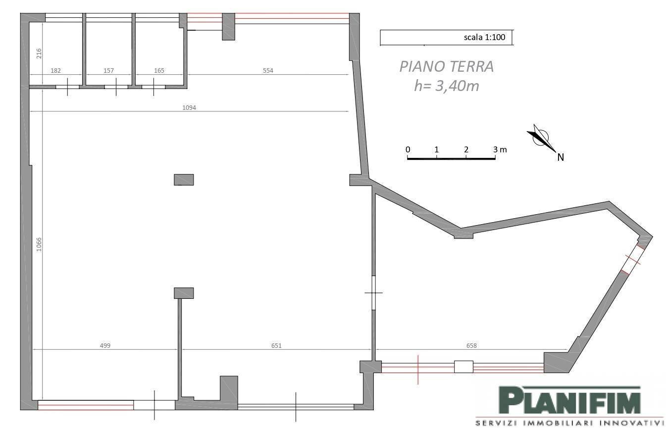 Foto 12 - Commercial Premises Via luzzatti
 
15, Bari - floor plans 1