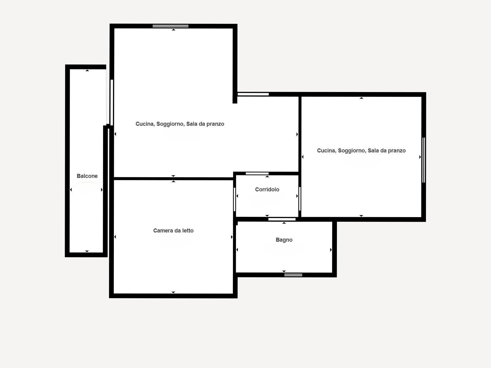 Foto 26 - Three-room apartment Via Monte Rosa, Cantello - floor plans 1