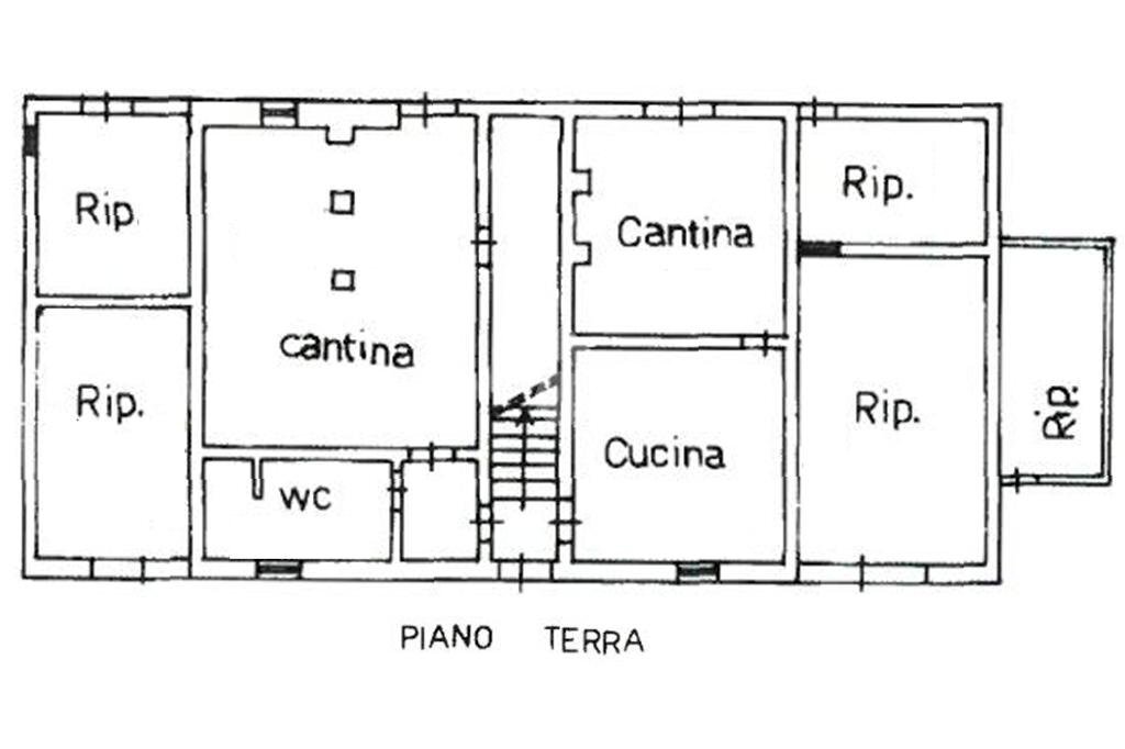 Rustico Via ripe, Montelabbate - planimetria 1