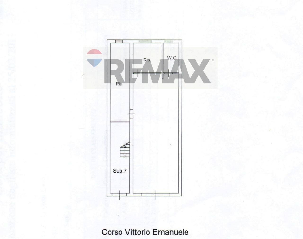Pianta 2D - Ufficio Corso Vittorio Emanuele
 
96, Villabate - planimetria 1