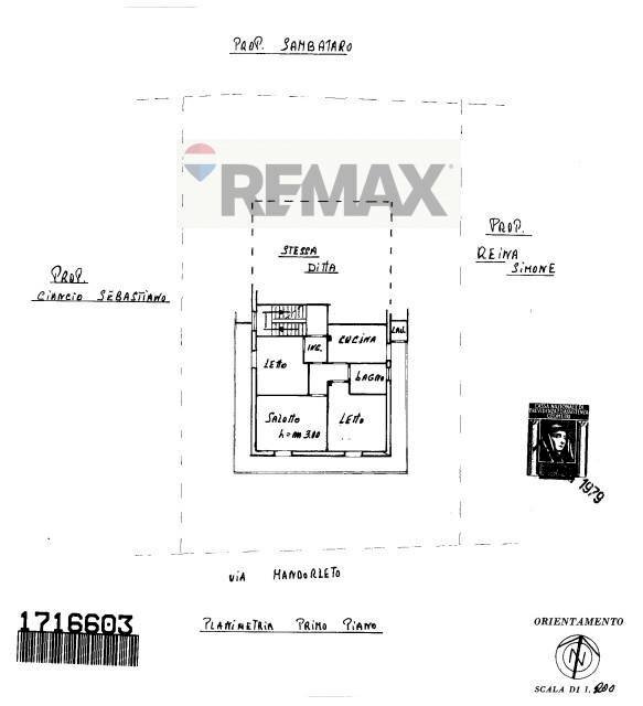 Pianta 2D - Quadrilocale Via Regione Siciliana
 
20, Mascalucia - planimetria 1