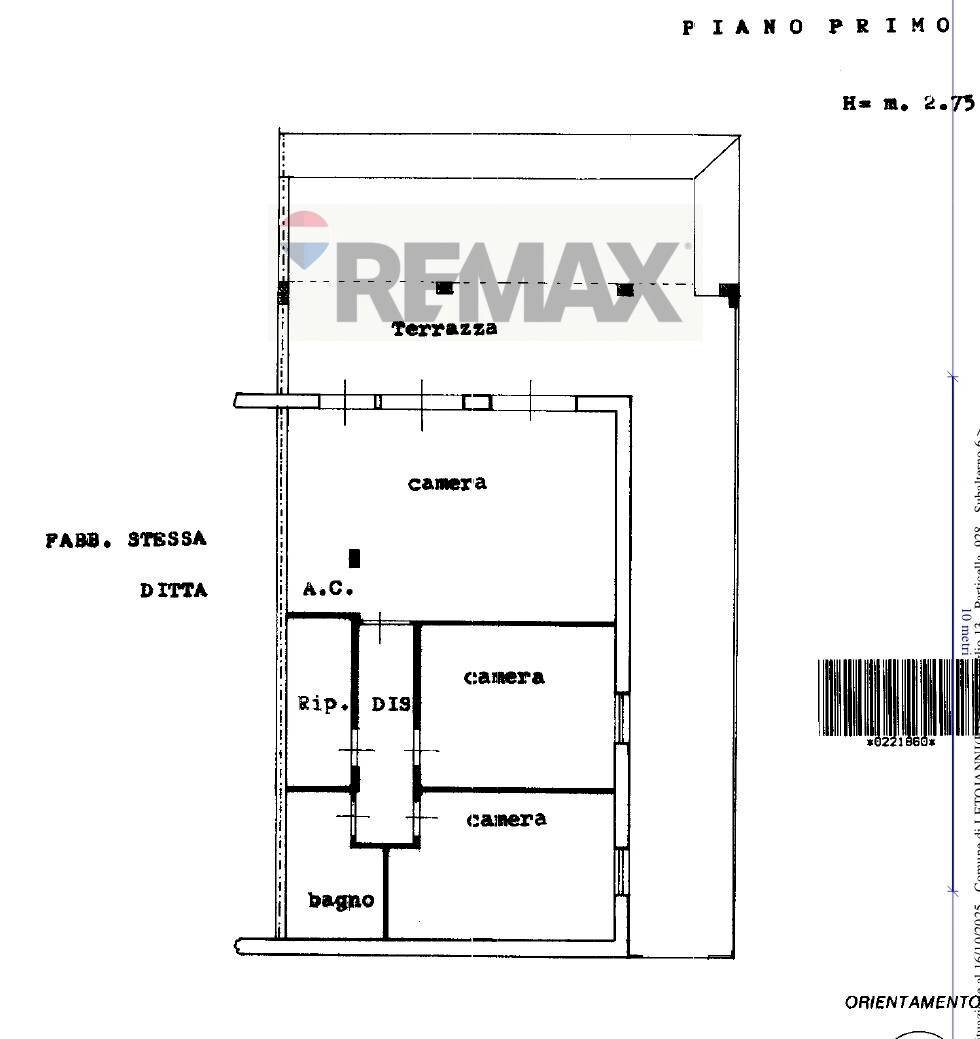 Pianta 2D - Appartamento CONTRADA SILLEMI
 
4, Letojanni - planimetria 1