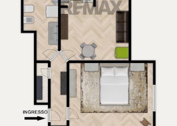 Pianta 2D - Two-room apartment Via Maria Solari
 
5, Savona - photo 21