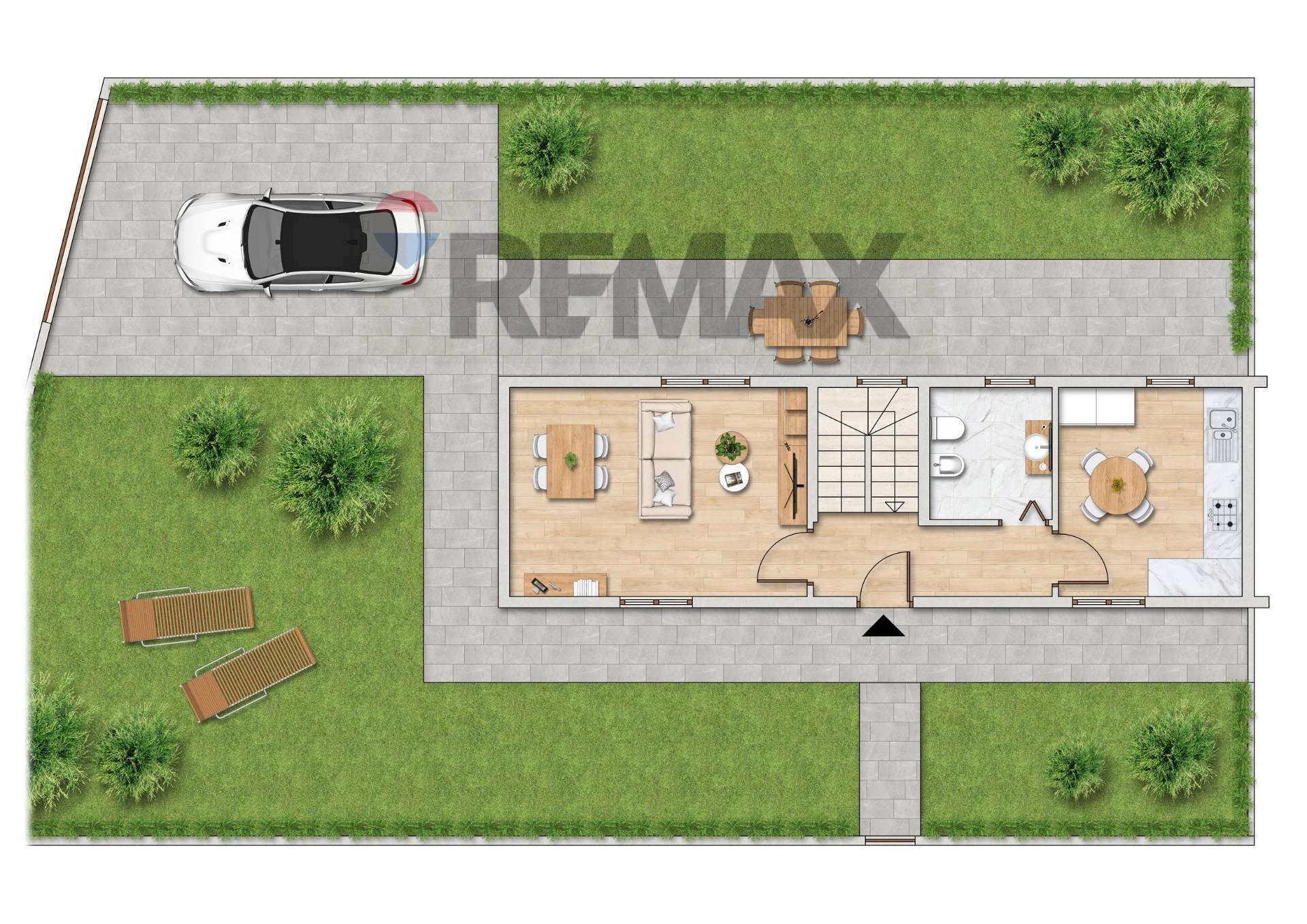 Pianta 2D - Villa a Schiera via san biagio
 
11, Casatenovo - planimetria 1