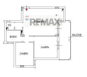 Pianta 2D - Trilocale VIA CIMETTA
 
14, Ancona - planimetria 1