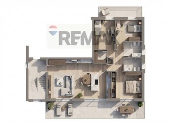 Pianta 3D - Attic Pedrengo - photo 28