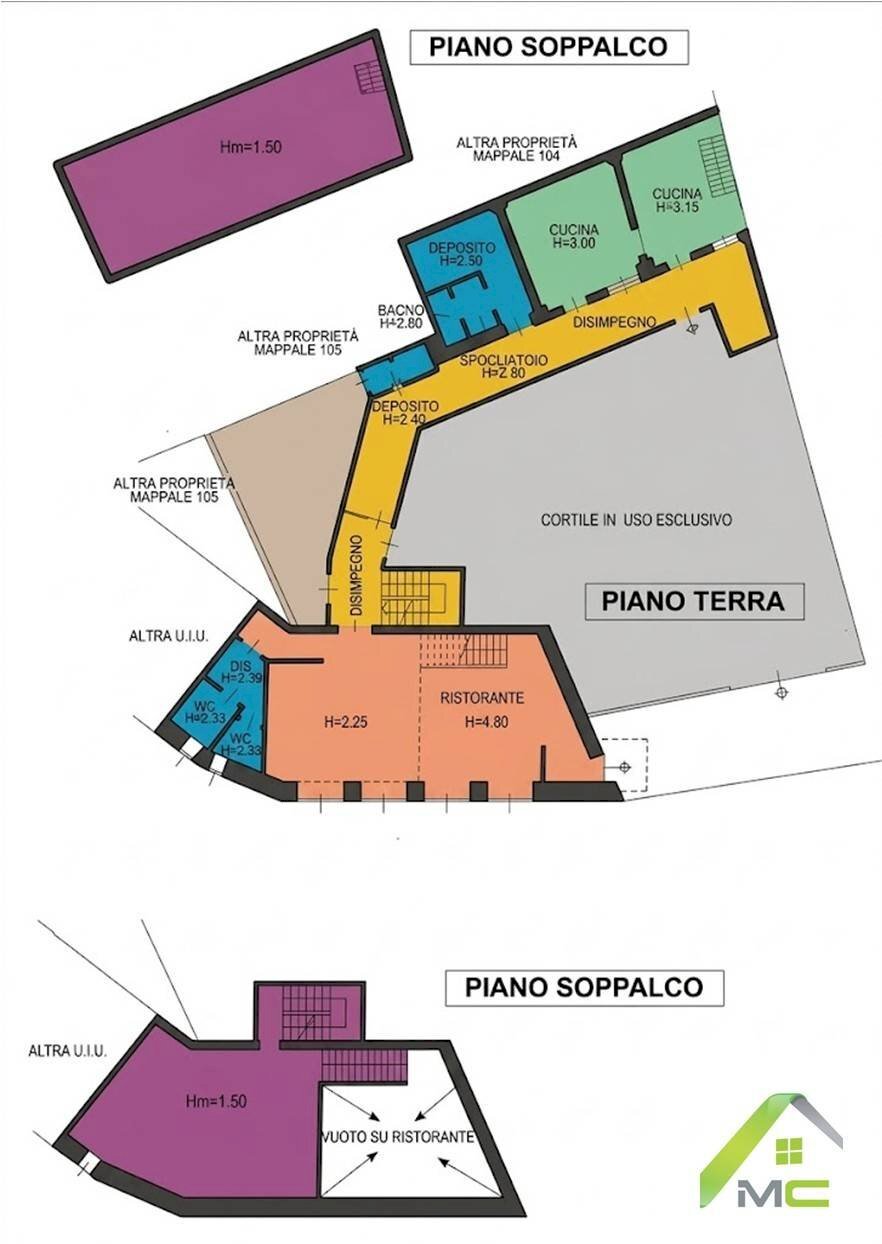 Foto 14 - Shop VIA PRINCIPALE
 
27, Liscate - floor plans 1