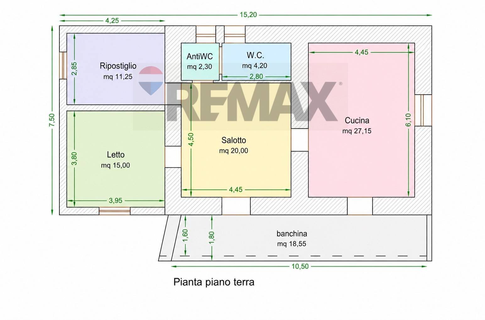 Pianta 2D - Villa Strada Comunale Saitta Fondachello, Modica - planimetria 1