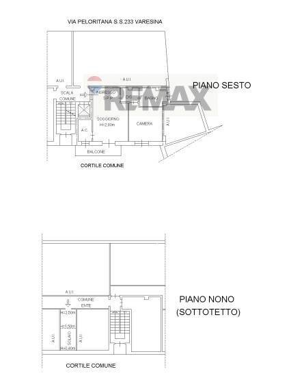 Pianta 2D - Two-room apartment Via dei Peloritani
 
73, Garbagnate Milanese - floor plans 1