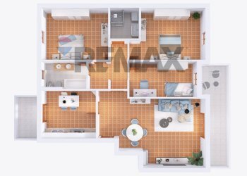 Pianta 3D - Apartment Via caduti sul lavoro
 
12, Sassuolo - photo 27