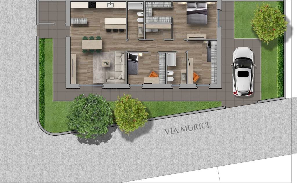 Planimetria - Villa via Murici, 1, Taranto - photo 2
