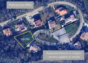 Mappa - Building land via Filippo da Pietracuta, 21, San Leo - photo 1