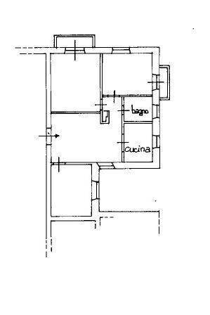 Trilocale via Rodi, Genova (zona Albaro) - planimetria 1