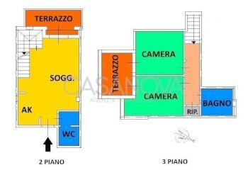 Planimetria - Three-room apartment Giulianova - photo 24