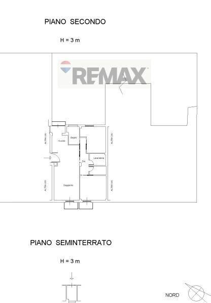 Pianta 2D - Trilocale via fellini
 
8, Cosenza - planimetria 1