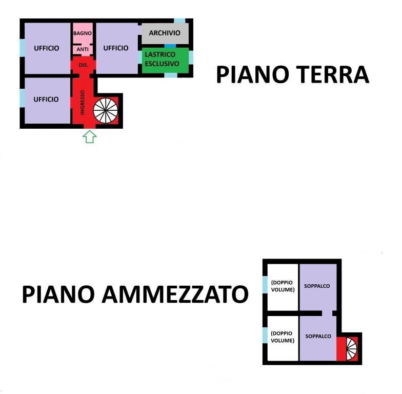 Planimetria - Ufficio Bologna (zona Centro Storico) - foto 1