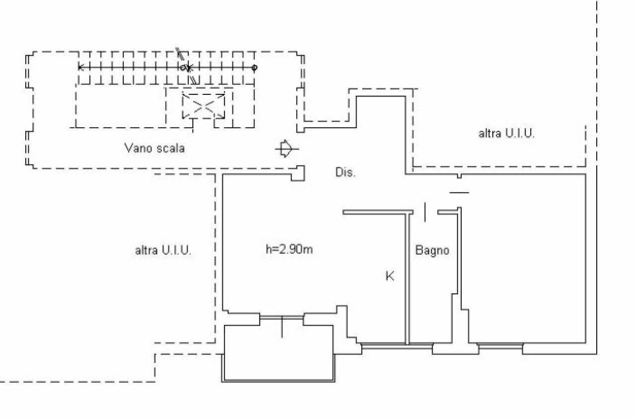 Two-room apartment via Giovanni Verga, 4, Loano - floor plans 1