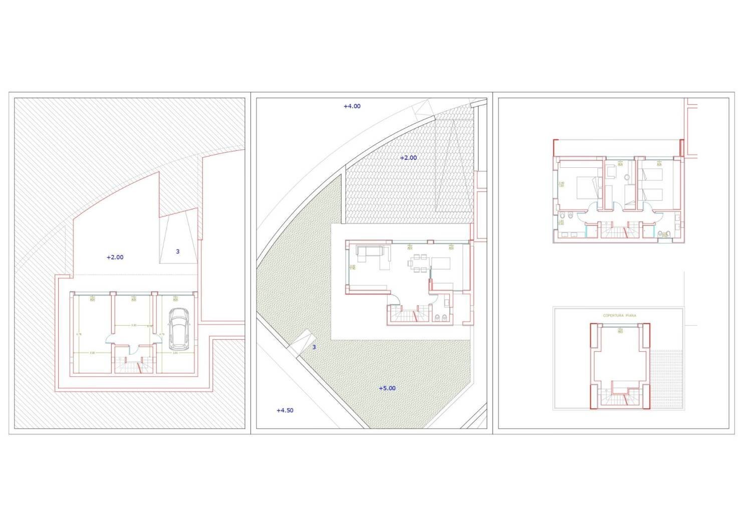 Terraced Villa via Carrubbazza, San Gregorio di Catania - floor plans 1