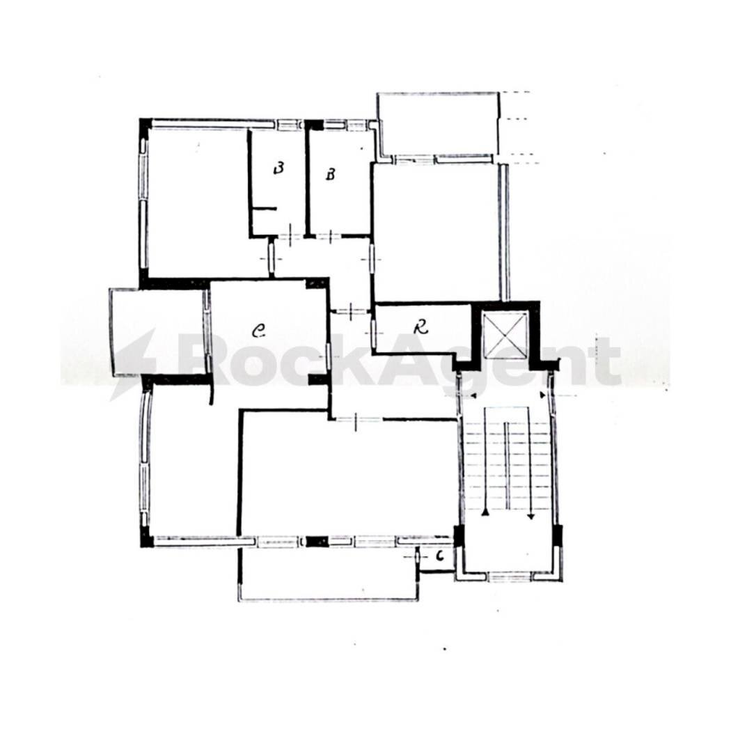 Four-room apartment viale Barlaam da Seminara, 36, Catanzaro - floor plans 1