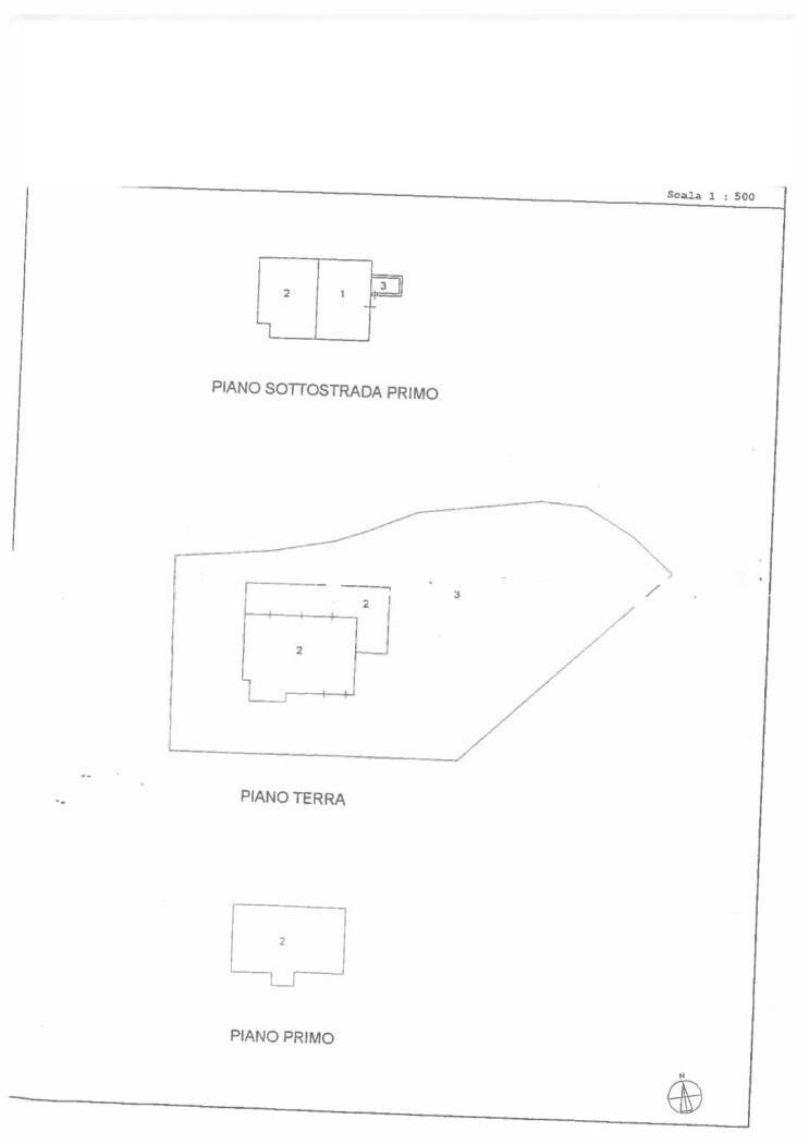 Villa via Serra, 143, Monte Grimano Terme - floor plans 1