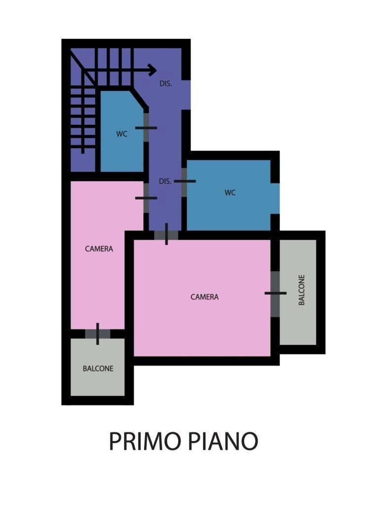 Villa via Maria Montessori, Russi - planimetria 1