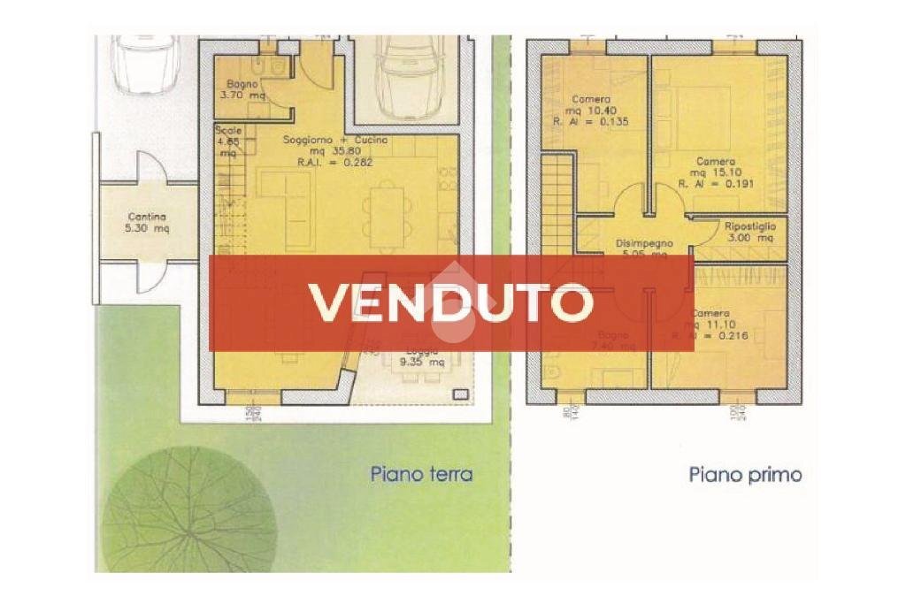 Villa Via Podgora, Molinella - planimetria 1