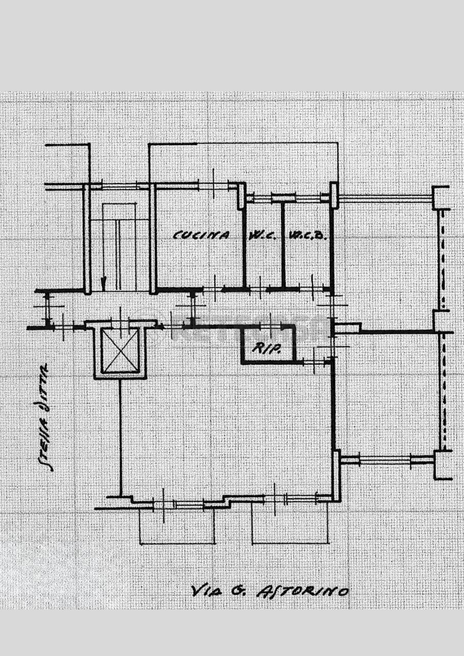 Planimetria Via Astorino.pdf - Four-room apartment Via Gerardo Astorino 33, Palermo - floor plans 1