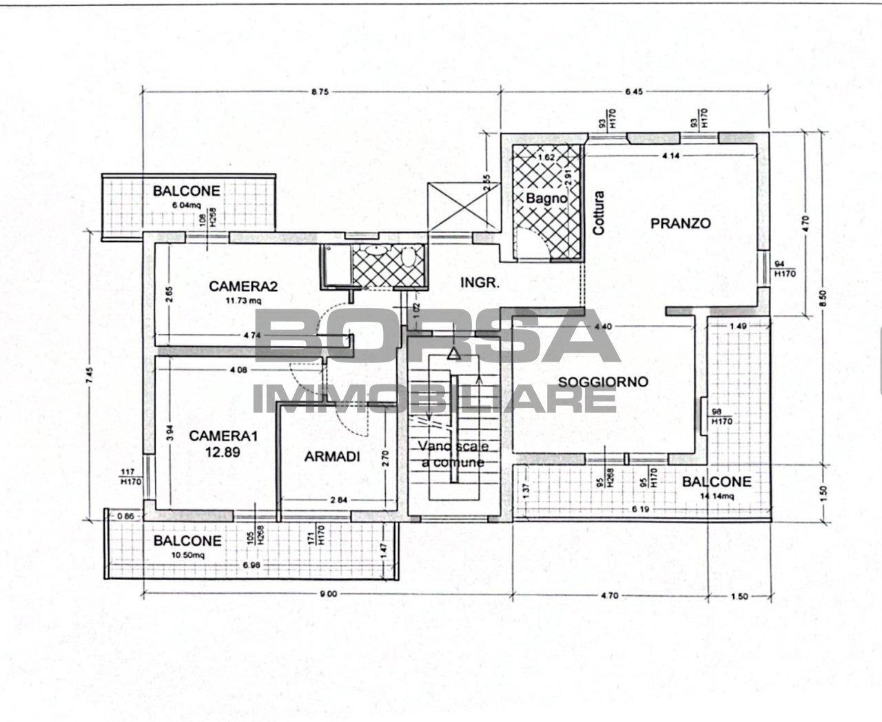 1778858624.jpg - Appartamento Via Carlo Puini 97, Livorno - planimetria 1