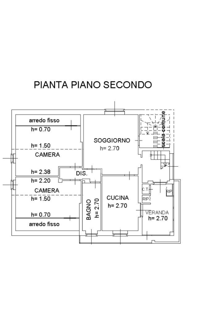 Appartamento Strada zabert, Villanova d'Asti - planimetria 1