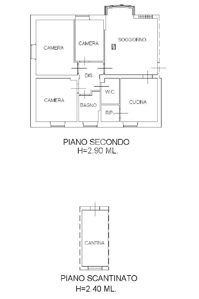 Appartamento Via bartolomeo colleoni, Rimini - planimetria 1