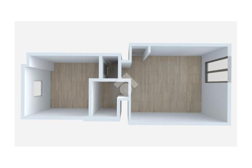 Two-room apartment Via Guerzoni, Milano (neighborhood Maciachini) - floor plans 1