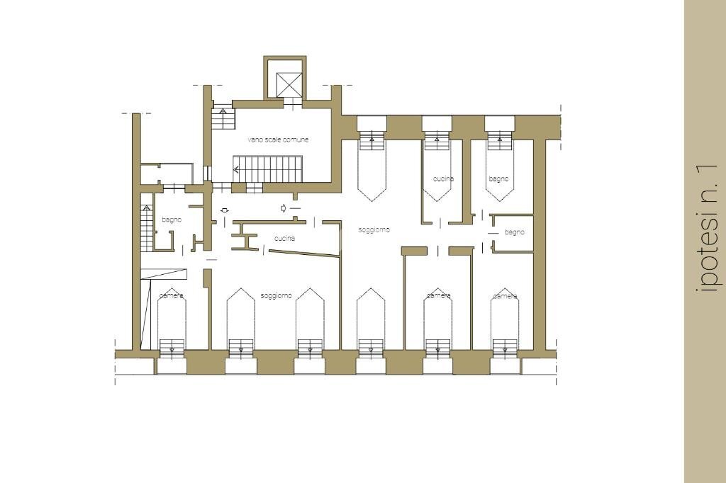 Quadrilocale Via Carlo Alberto, Torino (zona Centro) - planimetria 1