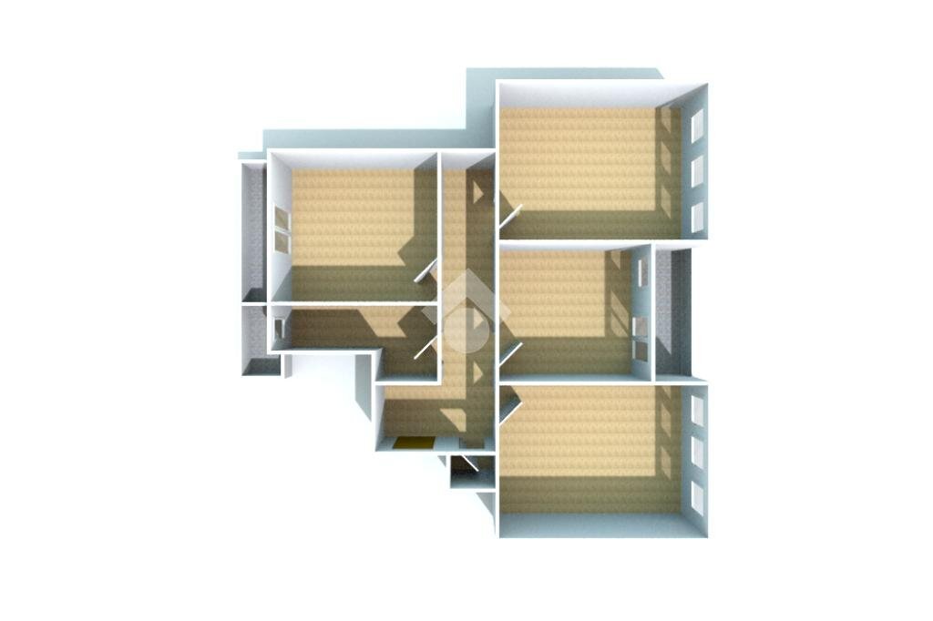 Four-room apartment Galleria Argenta, Asti - floor plans 1