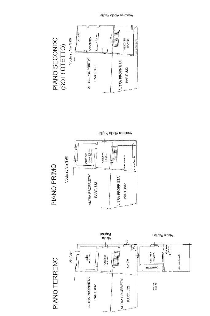 Semi-detached house Vicolo grindelli, Bosco Marengo - floor plans 1