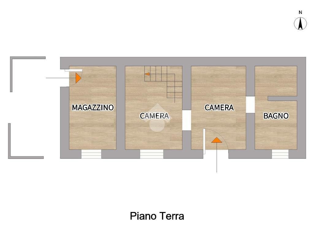 Casa indipendente Salita al Garbo, Genova - planimetria 1