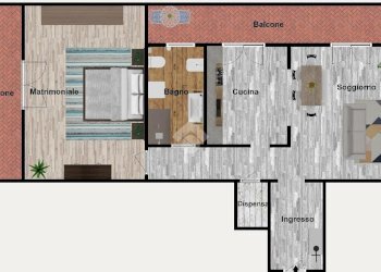 Two-room apartment Lungobisagno Dalmazia, Genova (neighborhood Staglieno) - photo 22