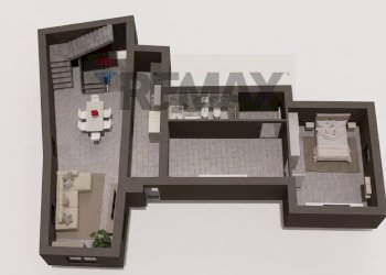 Pianta 3D - Independent house Via Roma
 
152, Enna - photo 21